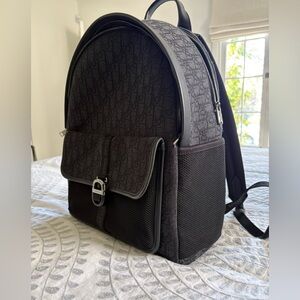 Dior Men's Backpack - Luxury Monogram in Navy